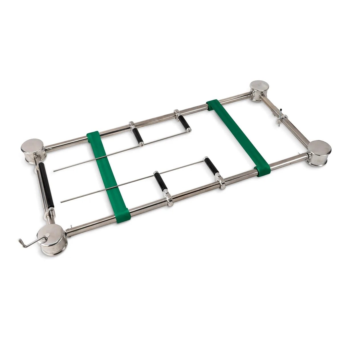 Junkin Safety LD-3287-CR Dispositivo Superior para descenso de ataúdes con brazos posicionadores, cromado