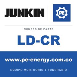 Junkin Safety LD-CR Accesorio de brazos posicionadores para dispositivo de descenso de ataúdes, cromado