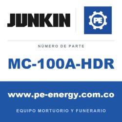 Junkin Safety MC-100A-HDR Camilla mortuoria de servicio pesado con barandales laterales