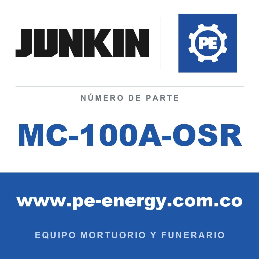 Junkin Safety MC-100A-OSR Camilla mortuoria de gran tamaño con barandales laterales