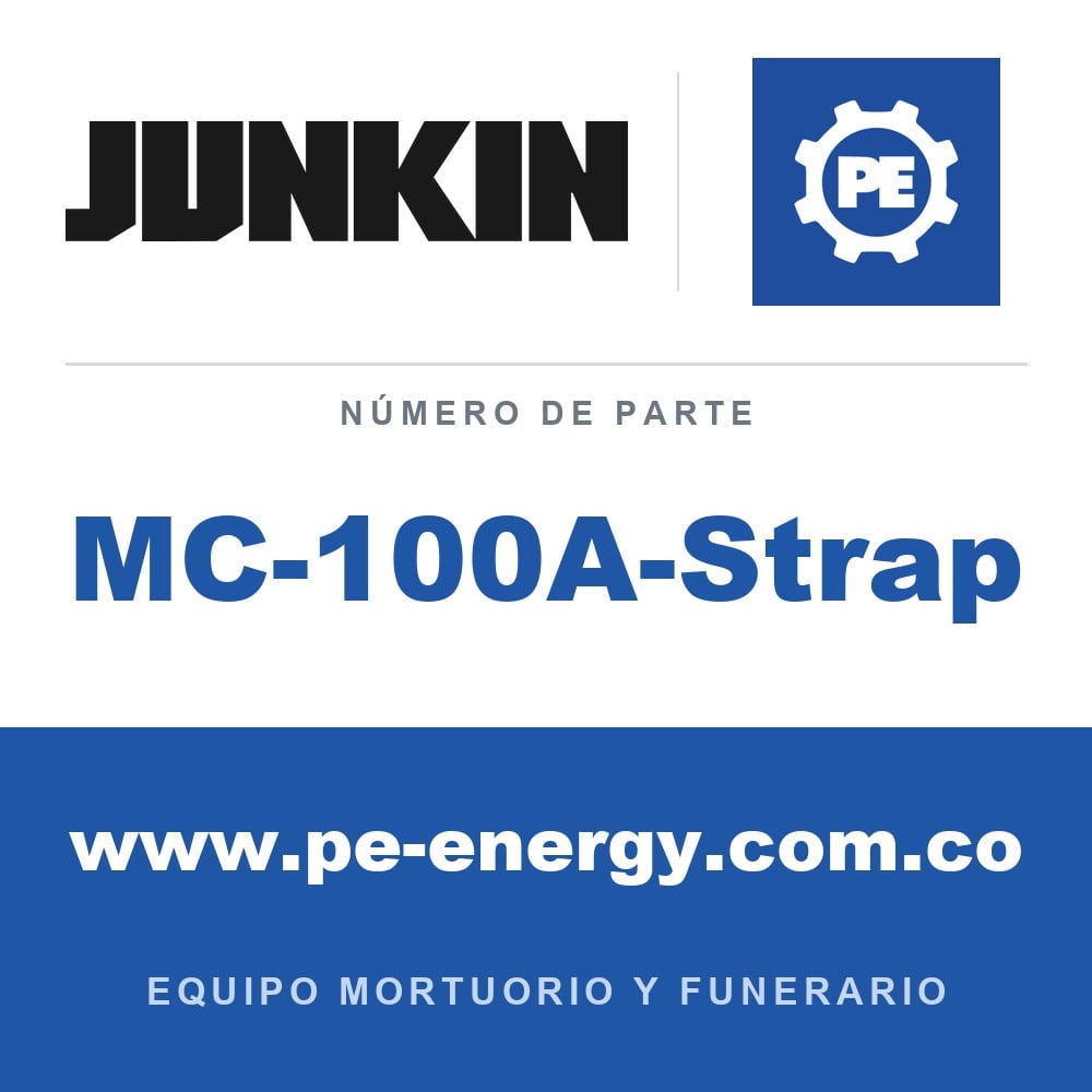 Junkin Safety MC-100A-Strap Correas de sujeción para camilla mortuoria