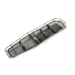 Junkin Safety MIL-0452-W Camilla tipo canasta militar Tipo III de acero inoxidable, desmontable, sin divisor de piernas