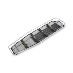 Junkin Safety MIL-7767 Camilla tipo canasta militar Tipo II de acero inoxidable recubierta de plastisol
