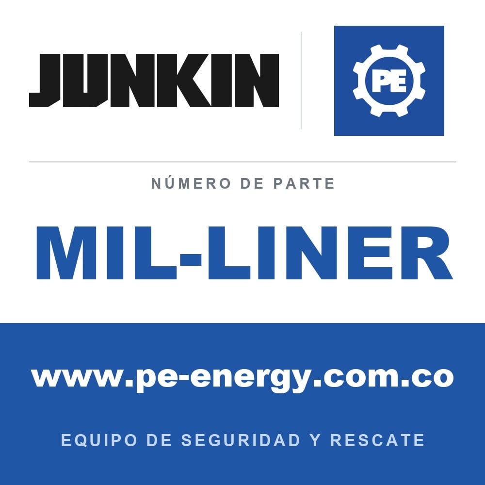 Junkin Safety MIL-LINER Forro de malla plástica para camillas de la serie militar