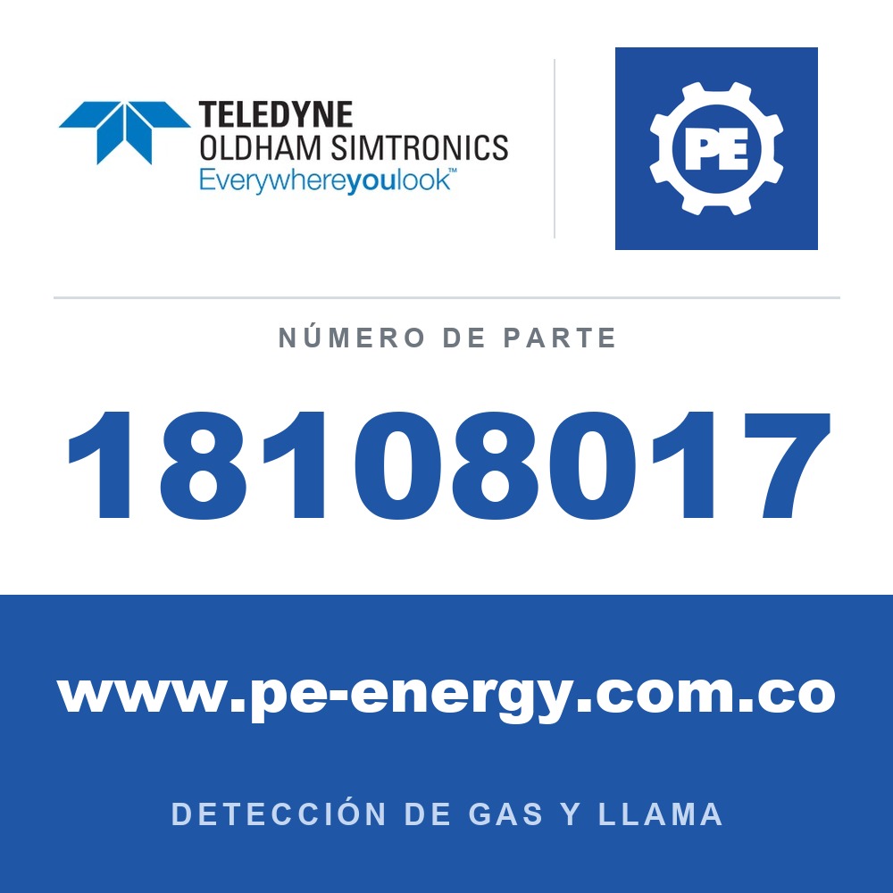 Oldham Simtronics 18108017 NO2, Dióxido de nitrógeno 10 ppm N2 60L (60DA)