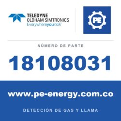 Oldham Simtronics 18108031 CO, Monóxido de carbono 250 ppm N2 112L (112DA)