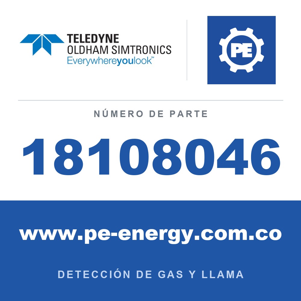 Oldham Simtronics 18108046 NH3, Amoníaco 50 ppm N2 60L (60DA)