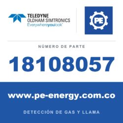 Oldham Simtronics 18108057 NO2, Dióxido de nitrógeno 25 ppm N2 60L (60DA)