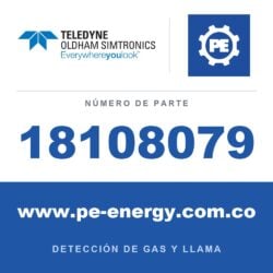 Oldham Simtronics 18108079 NH3, Amoníaco 4500 ppm, O2, Oxígeno 20% Vol. N2 112L (112DA)