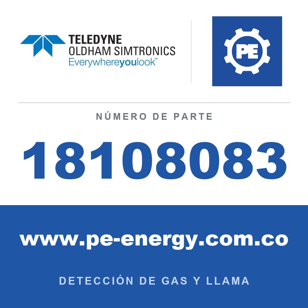 Oldham Simtronics 18108083 CO, Monóxido de carbono 2000 ppm N2 112L (112DA)