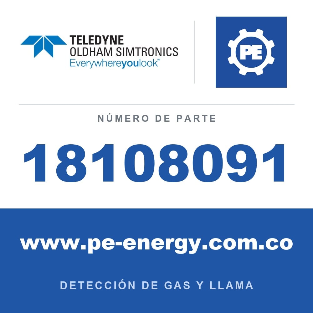 Oldham Simtronics 18108091 CH4, Metano 500 ppm AIRE 112L (112DA)