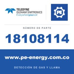 Oldham Simtronics 18108114 O2, Oxígeno 23,5% Vol. N2 112L (112DA)