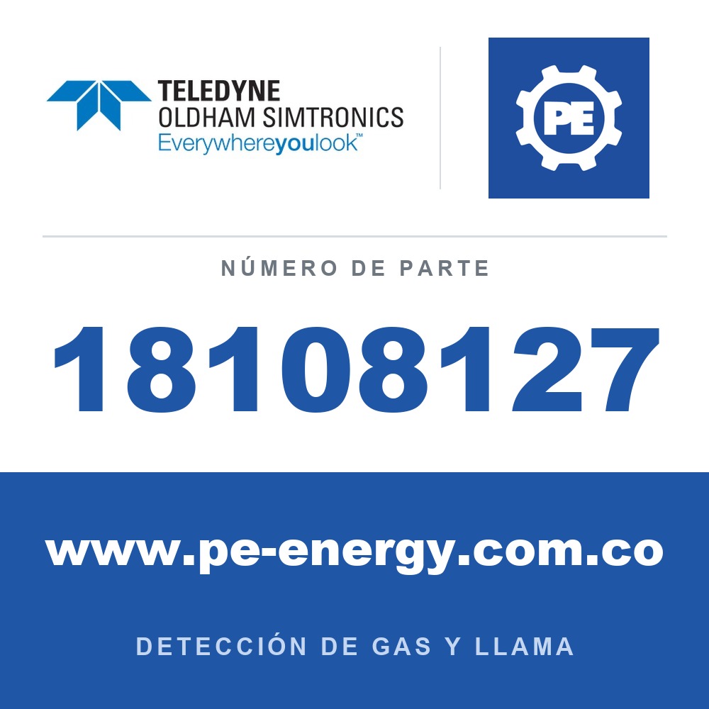 Oldham Simtronics 18108127 SF6, Hexafluoruro de azufre 1000 ppm AIRE 112L (112DA)