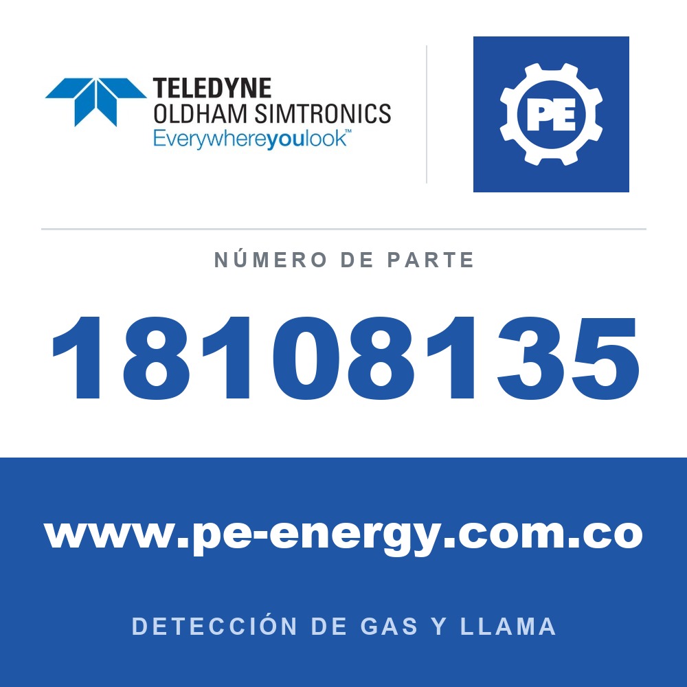 Oldham Simtronics 18108135 C2H6, Etano 1,2% Vol. AIRE 112L (112DA)