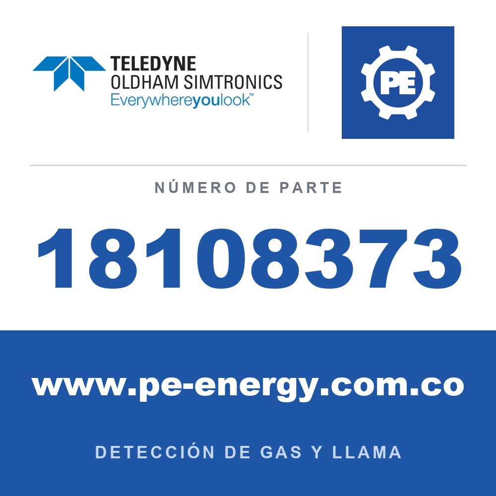 Oldham Simtronics 18108373 H2, Hidrógeno 2% Vol. AIRE 112L (112DA)