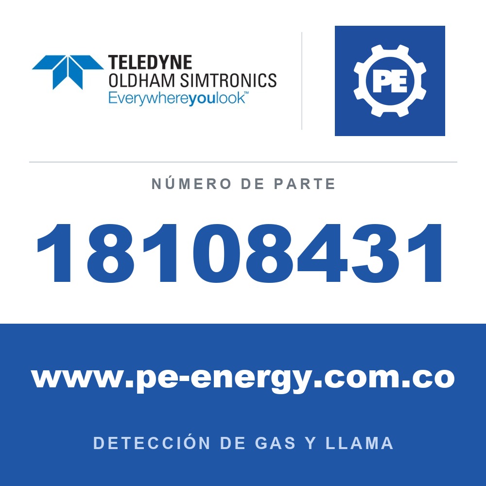 Oldham Simtronics 18108431 C4H10, Butano 0,35% Vol. AIRE 112L (112DA)