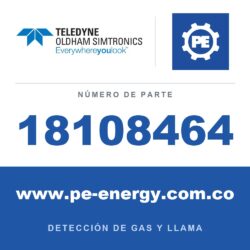 Oldham Simtronics 18108464 O2, Oxígeno 17% Vol. N2 112L (112DA)