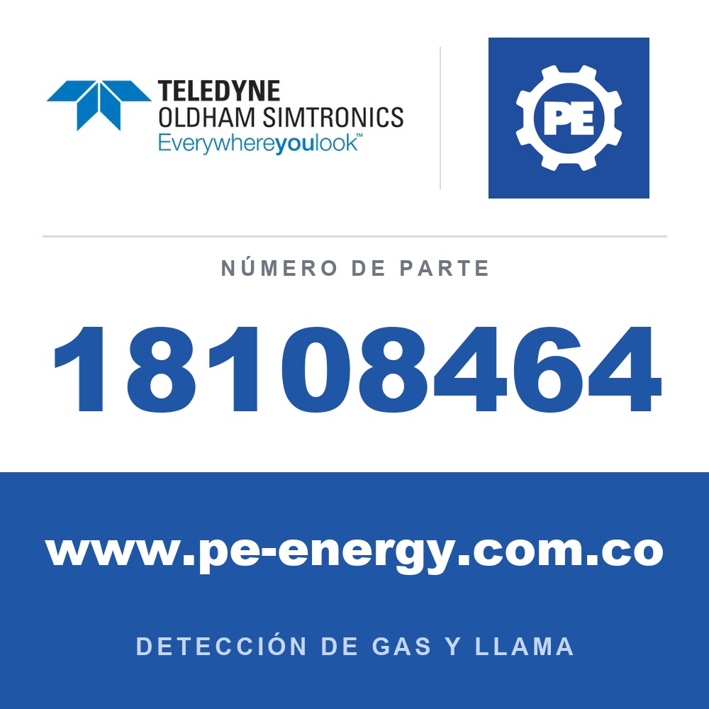 Oldham Simtronics 18108464 O2, Oxígeno 17% Vol. N2 112L (112DA)