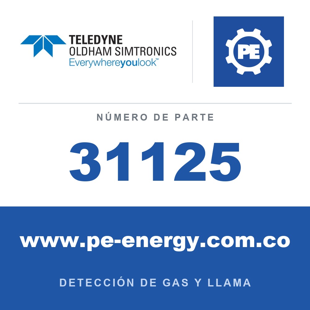 Oldham Simtronics 31125 MX 62 AEAM para la aceptación de alarmas de detectores de humo (para conectar al módulo AIM)