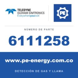 Oldham Simtronics 6111258 Batería PBE 12V 7Ah, dimensiones 151x65x97,5mm, peso 2,65kg
