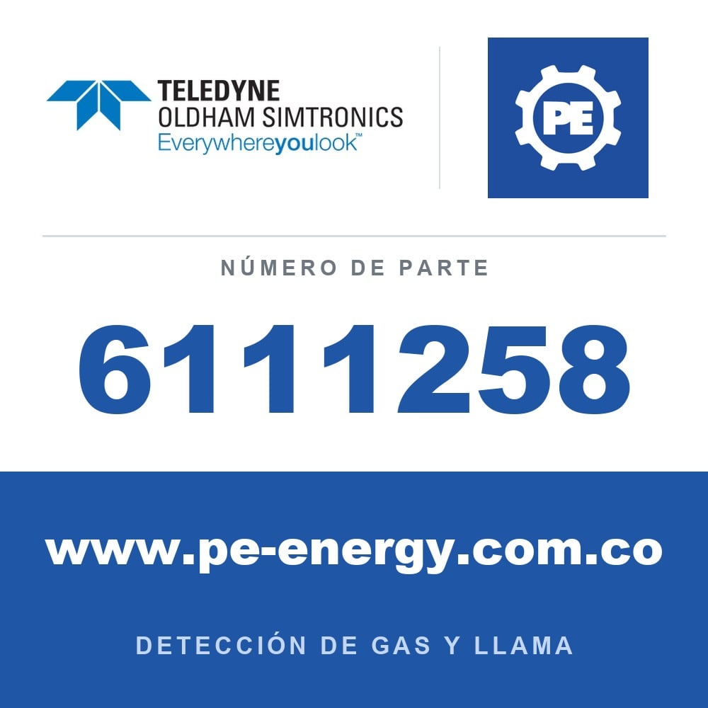 Oldham Simtronics 6111258 Batería PBE 12V 7Ah, dimensiones 151x65x97,5mm, peso 2,65kg