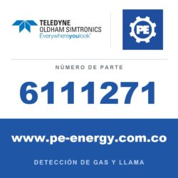 Oldham Simtronics 6111271 Batería PBE 06V 130Ah, dimensiones 243x234x206mm, peso 28kg