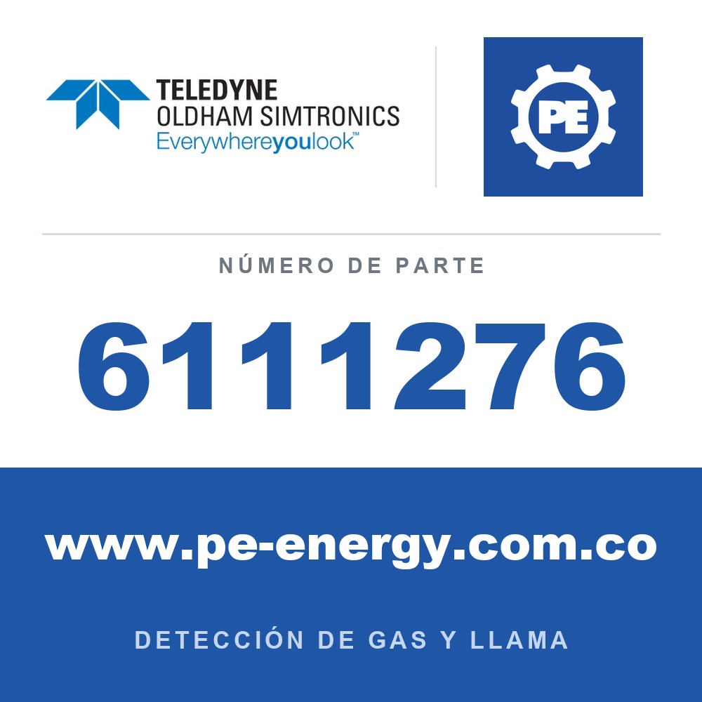 Oldham Simtronics 6111276 Batería PBE 12V 65Ah, dimensiones 350x166x174mm, peso 24kg