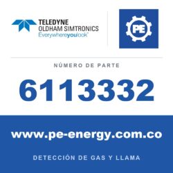 Oldham Simtronics 6113332 NO2, Dióxido de nitrógeno 0-10 ppm / 0-30 ppm para OLCT 10, OLCT 10N y CPS10