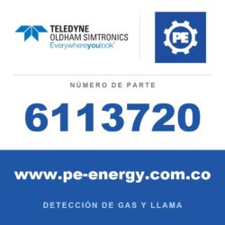 Oldham Simtronics 6113720 O2, Oxígeno 0-30% vol. - vida útil: 5 años para OLCT 10N