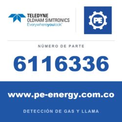 Oldham Simtronics 6116336 Cable (1 hilo negro, 1 hilo rojo) para la conexión de fuente de alimentación de 24Vdc