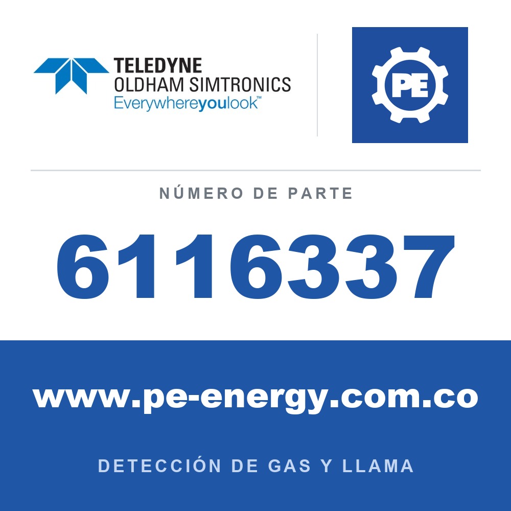 Oldham Simtronics 6116337 Cable (4 hilos/conector) para conectar la placa inferior y el flash/bocina