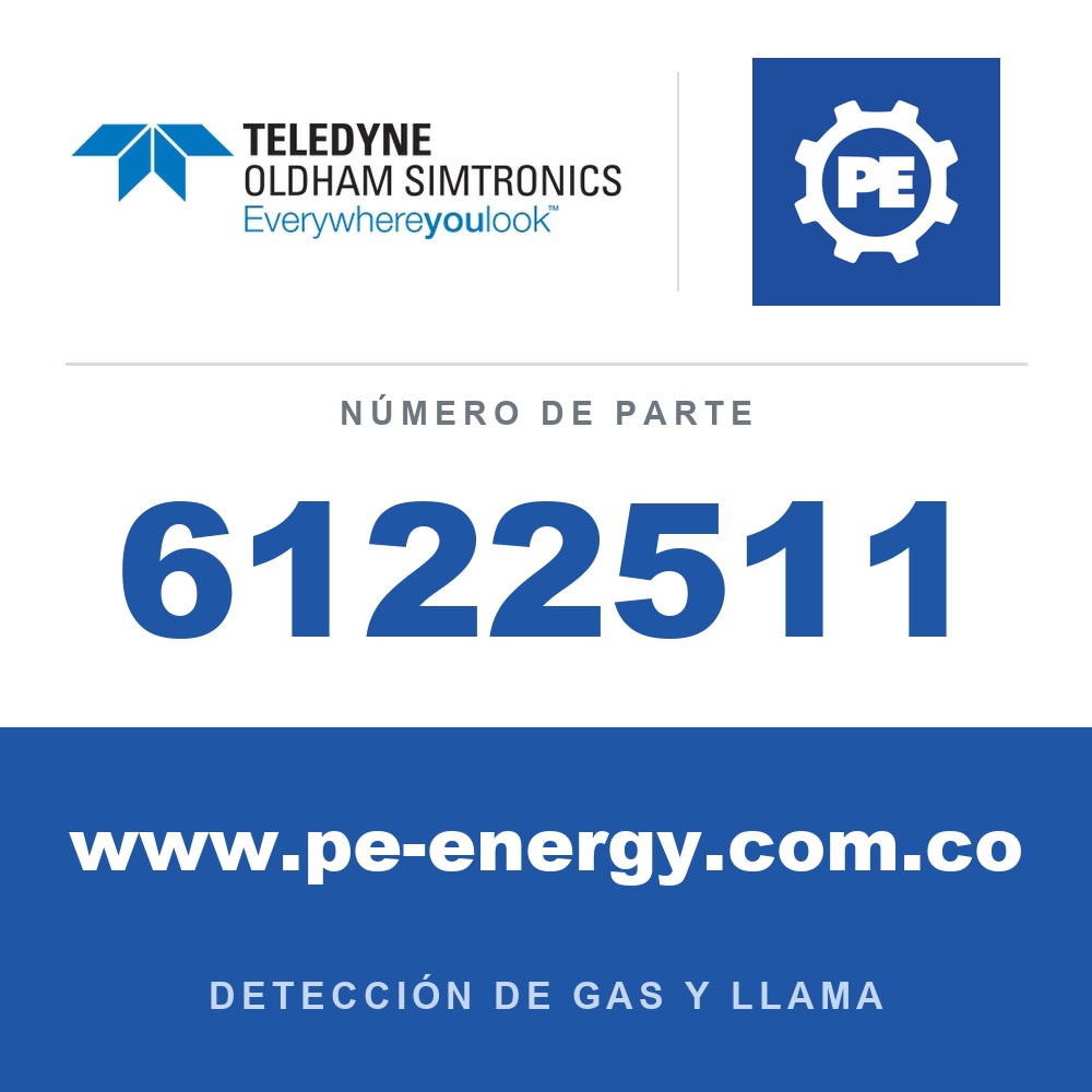 Oldham Simtronics 6122511 Cara frontal - Etiqueta MX256