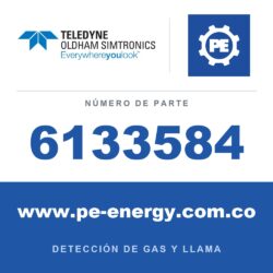 Oldham Simtronics 6133584 Elemento terminal con tapa, usar con soporte de montaje 6133583 - conexión atornillable - Diámetro de cable máx. 14 mm