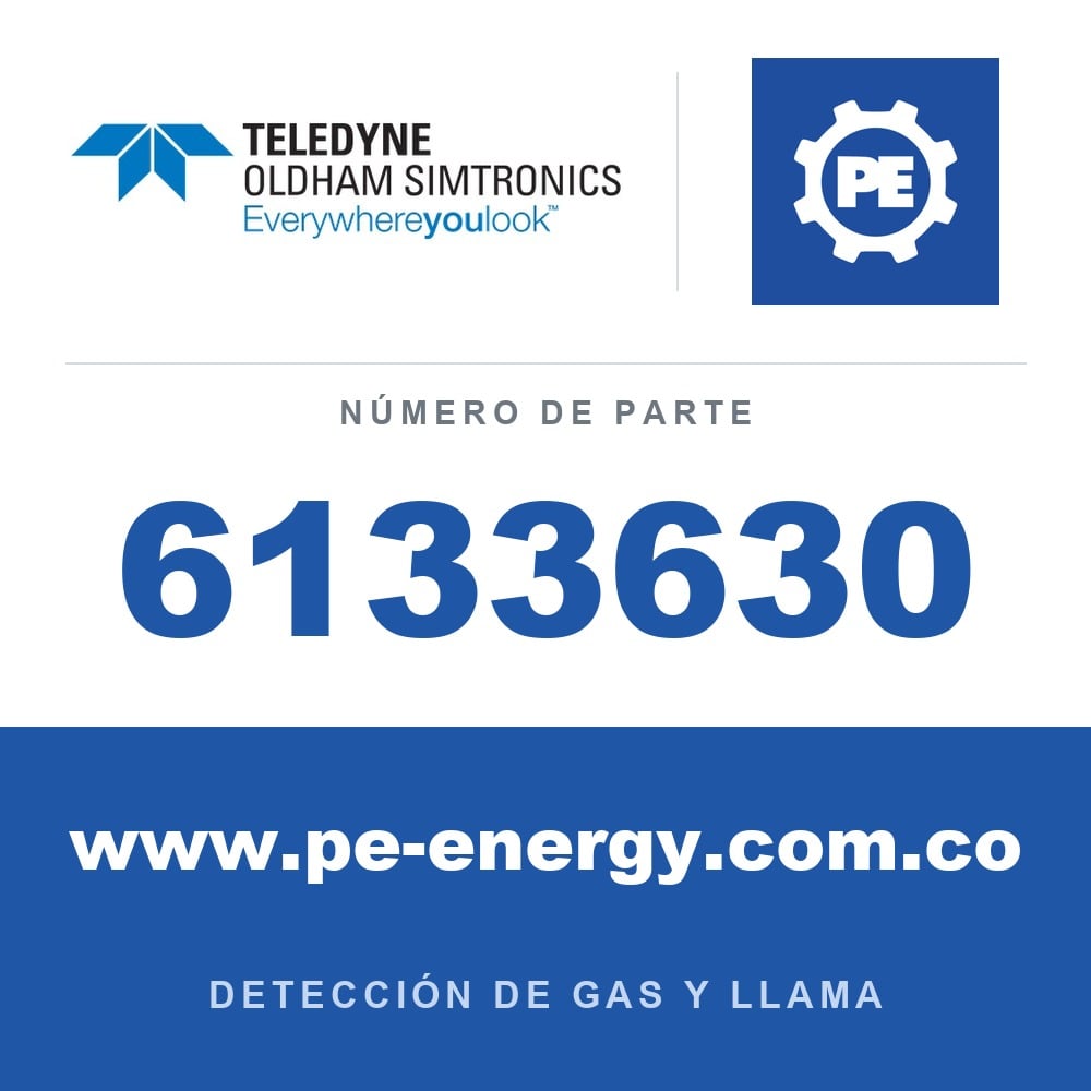 Oldham Simtronics 6133630 Sirena/Baliza combinada BExCS110-05D, ROJO, 230Vac, 117dB, 5 joules, 111mA