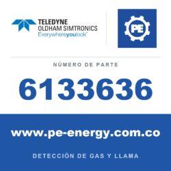 Oldham Simtronics 6133636 Baliza de xenón XB9, ROJO, 5 Joules, 24Vdc, 320mA
