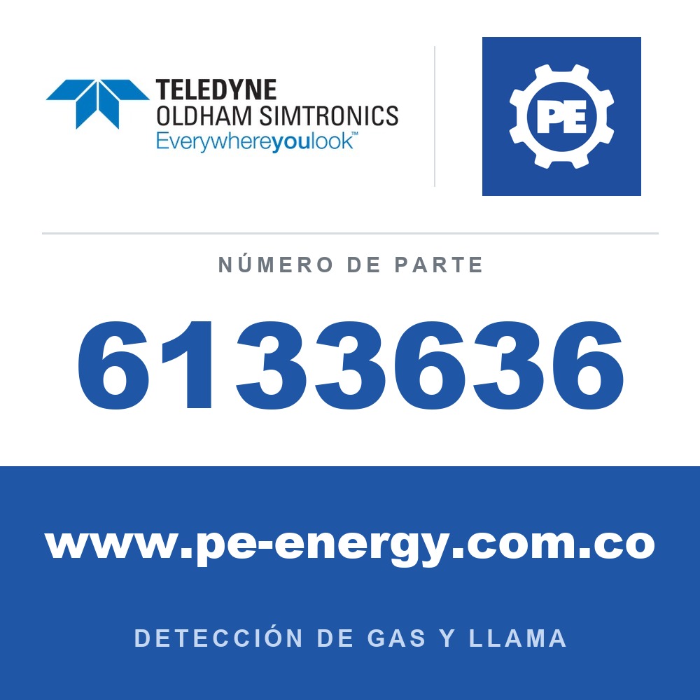 Oldham Simtronics 6133636 Baliza de xenón XB9, ROJO, 5 Joules, 24Vdc, 320mA