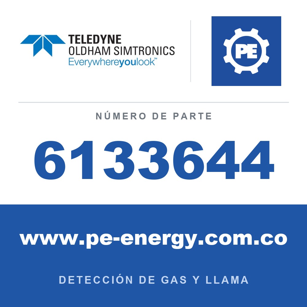 Oldham Simtronics 6133644 Baliza de espejo giratorio 883 - LED - ROJO, 230Vac, 95mA (pico 1400mA)