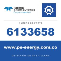 Oldham Simtronics 6133658 Elemento zumbador Continuo/pulso, 24Vdc, 85dB, 25mA, instalación en la parte superior de la columna