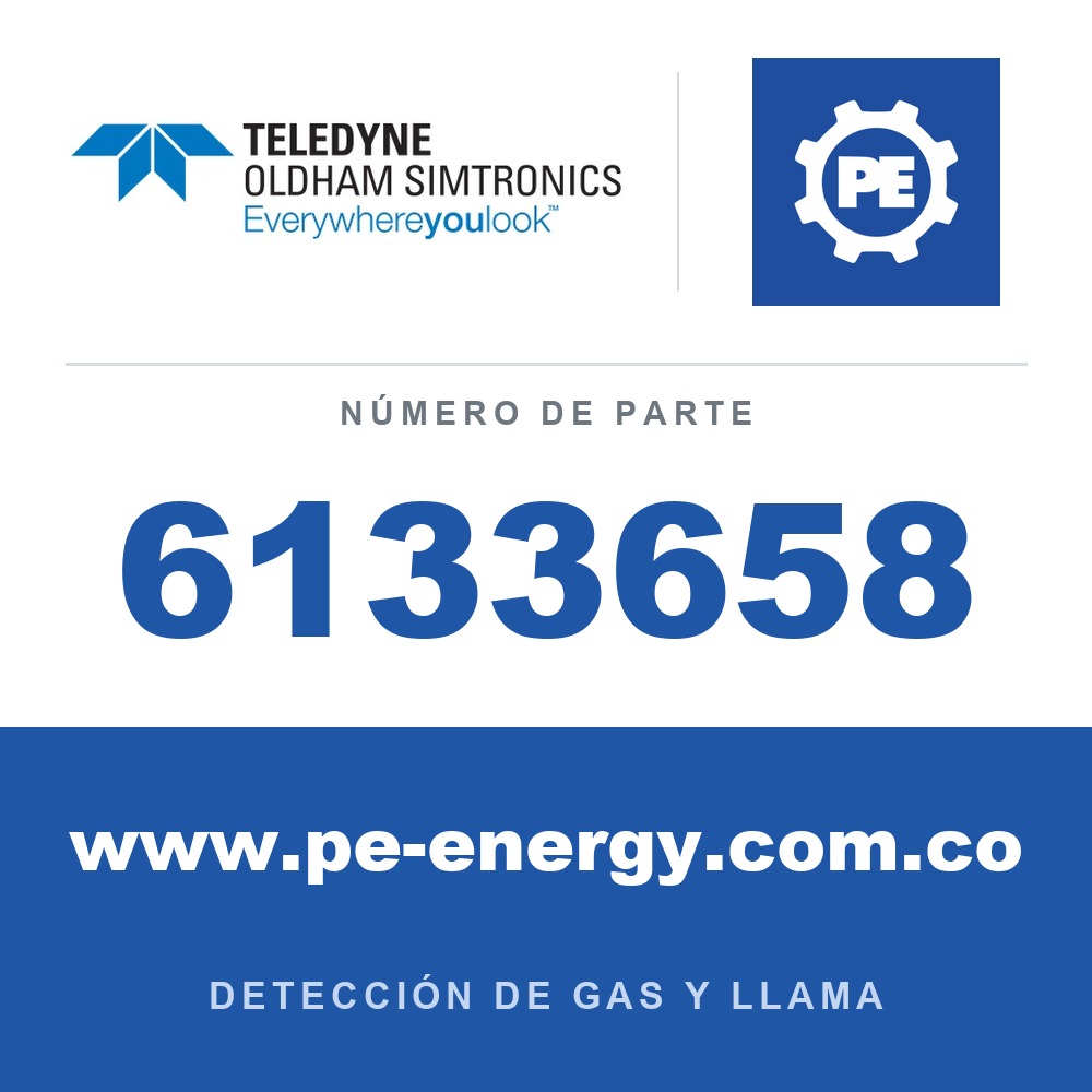 Oldham Simtronics 6133658 Elemento zumbador Continuo/pulso, 24Vdc, 85dB, 25mA, instalación en la parte superior de la columna