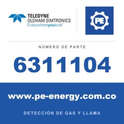Oldham Simtronics 6311104 Batería para MX 43 (protege contra microcortes - tiempo de funcionamiento de 5 a 60 min dependiendo de la configuración del sistema)