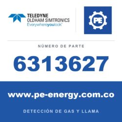 Oldham Simtronics 6313627 Sensor de CO, Monóxido de carbono 0-100 ppm para CTX 300