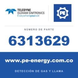Oldham Simtronics 6313629 Sensor de CO, Monóxido de carbono 0-1000 ppm para CTX 300