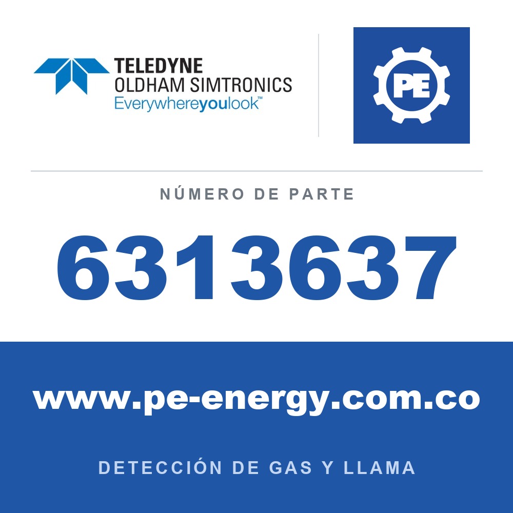 Oldham Simtronics 6313637 NO, sensor de óxido nítrico 0-300 ppm para CTX 300