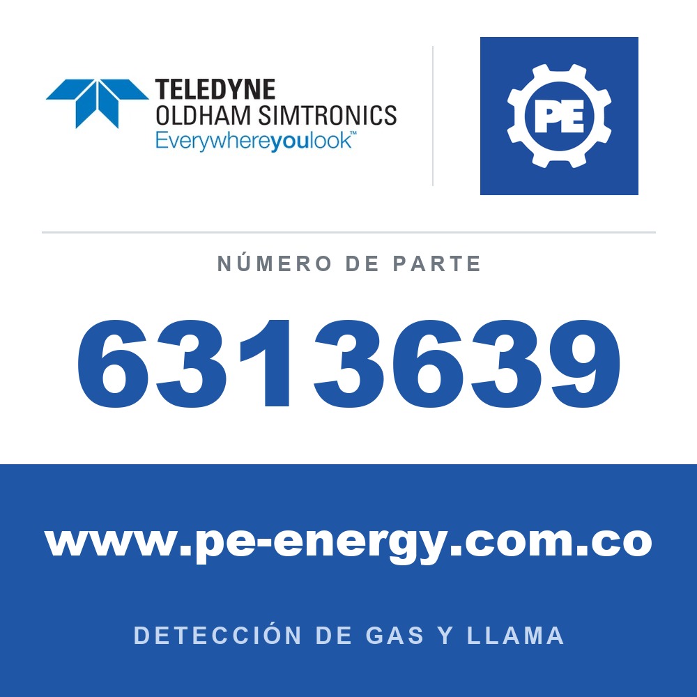 Oldham Simtronics 6313639 NO2, sensor de dióxido de nitrógeno 0-10 ppm para CTX 300