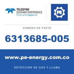 Oldham Simtronics 6313685-005 C3H8, Propano 100% LEL, para ATEX Ex d OLCT 20/40/50/60/80