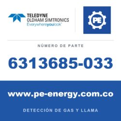 Oldham Simtronics 6313685-033 Gasoil, Diésel 100% LEL, para ATEX Ex d OLCT 20/40/50/60/80