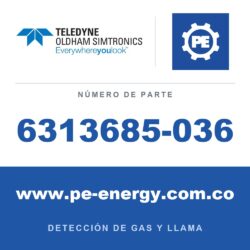 Oldham Simtronics 6313685-036 C6H14, Hexano 4 100% LEL, para ATEX Ex d OLCT 20/40/50/60/80