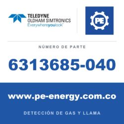 Oldham Simtronics 6313685-040 C3H8O, Isopropanol 100% LEL, para ATEX Ex d OLCT 20/40/50/60/80