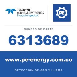 Oldham Simtronics 6313689 0-100% LEL Alta temperatura para OLC20D HT y OLC50D HT y OLCT 100