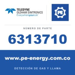 Oldham Simtronics 6313710 O2, oxígeno 0-30% Vol. con vida útil del sensor estándar de 2 años, sensor XP para OLCT 20/40/50/60/80